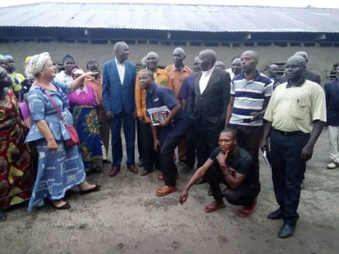 L'image lors de seminaire avec Bettina